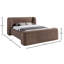 Lit en tissu Modena Jadeth Chenille-1769972551-1769972544