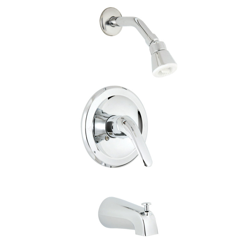 All-In-One Kit with Rough in-Valve, Chrome