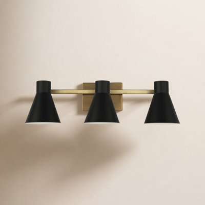 Byers 3-Light Dimmable Cone Vanity Light