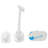 Cabinet Latch Locks, 12 Pack Child Safety Cabinet Locks, No Drilling or Tools Required Adhesive Cabinet Latch, Invisible Baby Proofing Child Proof Cabinet Locks for Drawers and Cabinets, White