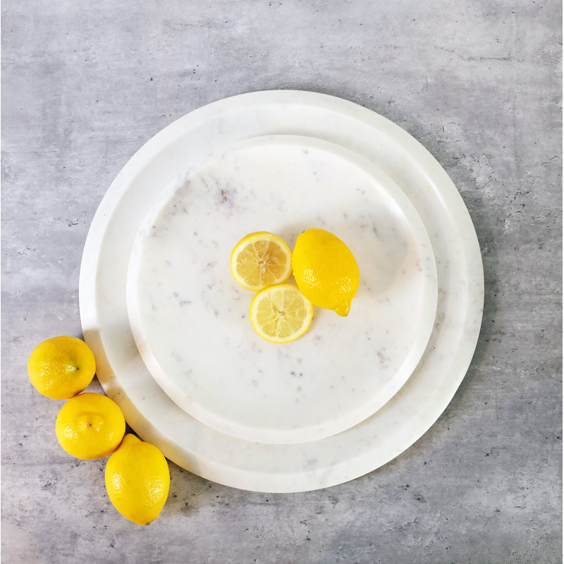 Matheson Marble Tray, 1"H x  16" W x 16" D