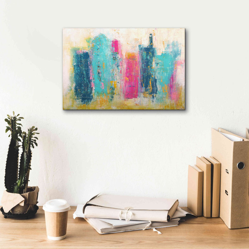 «City Dreams» par Erin Ashley, estampe numérique sur toile, L 18 po x H 12 po x P 0,75 po