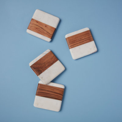 Pavia Square Coasters, Set of 4