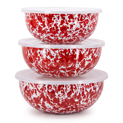 Taupe Swirl Mixing Bowls