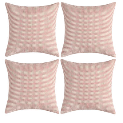 Houndstooth Cotton Blend Pillow Cover
