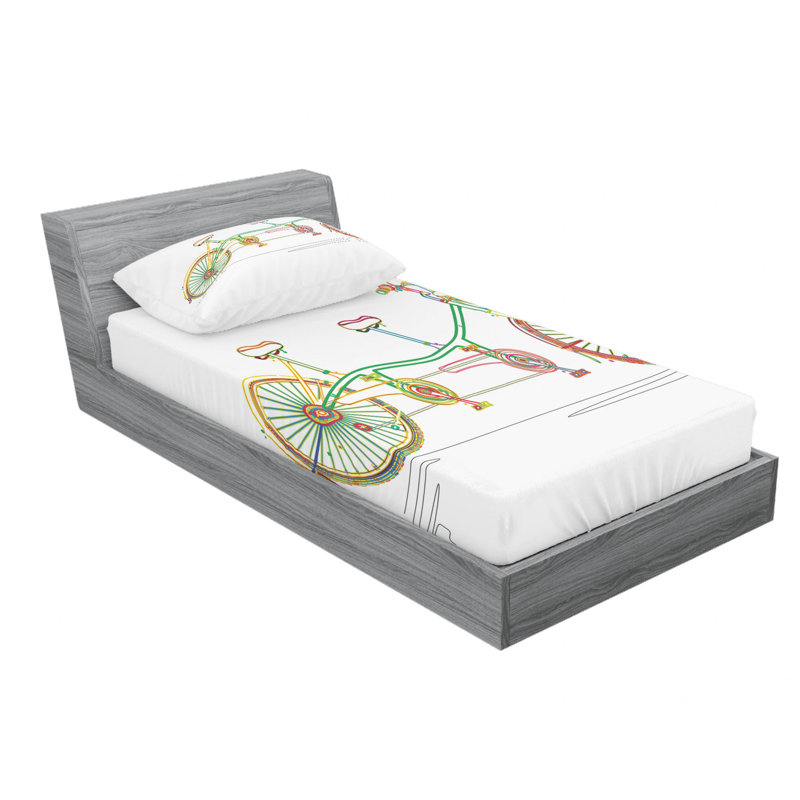 Microfiber Sheet Set, Twin Sheet Set + Fitted Sheet + 1 Pillowcase