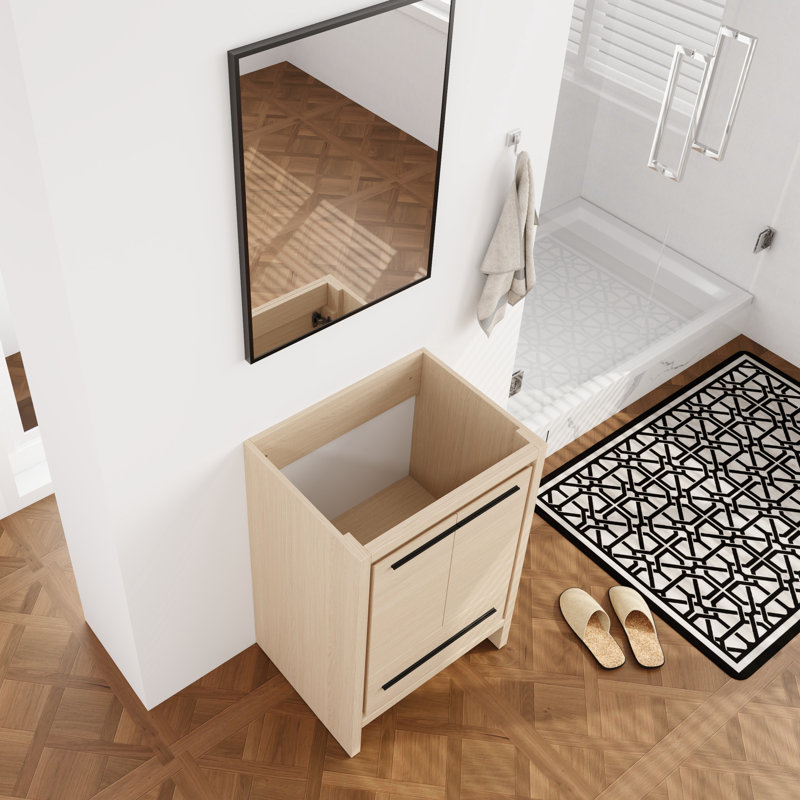 Base de meuble-lavabo simple 24 po sans plateau