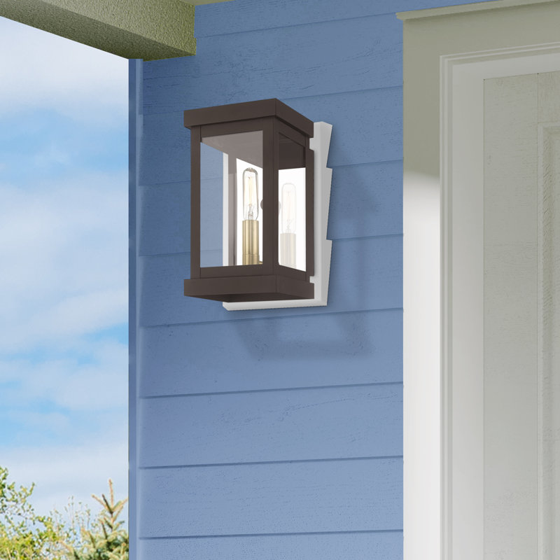 Swann Wall Light, 9.5 H x 5 W x 5.5 D, Bronze