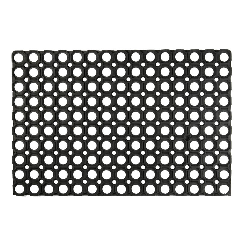 Nicola Spring - Heavy Duty Rubber Door Mat, 40cm W x 60cm L