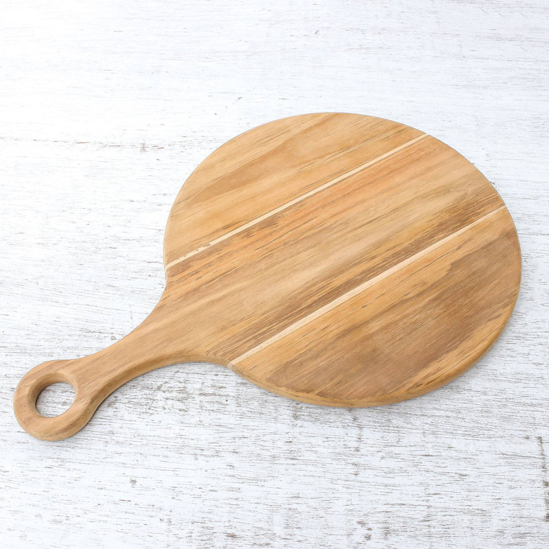 Cuisine en bois teck avec planche à découper joy Cureton