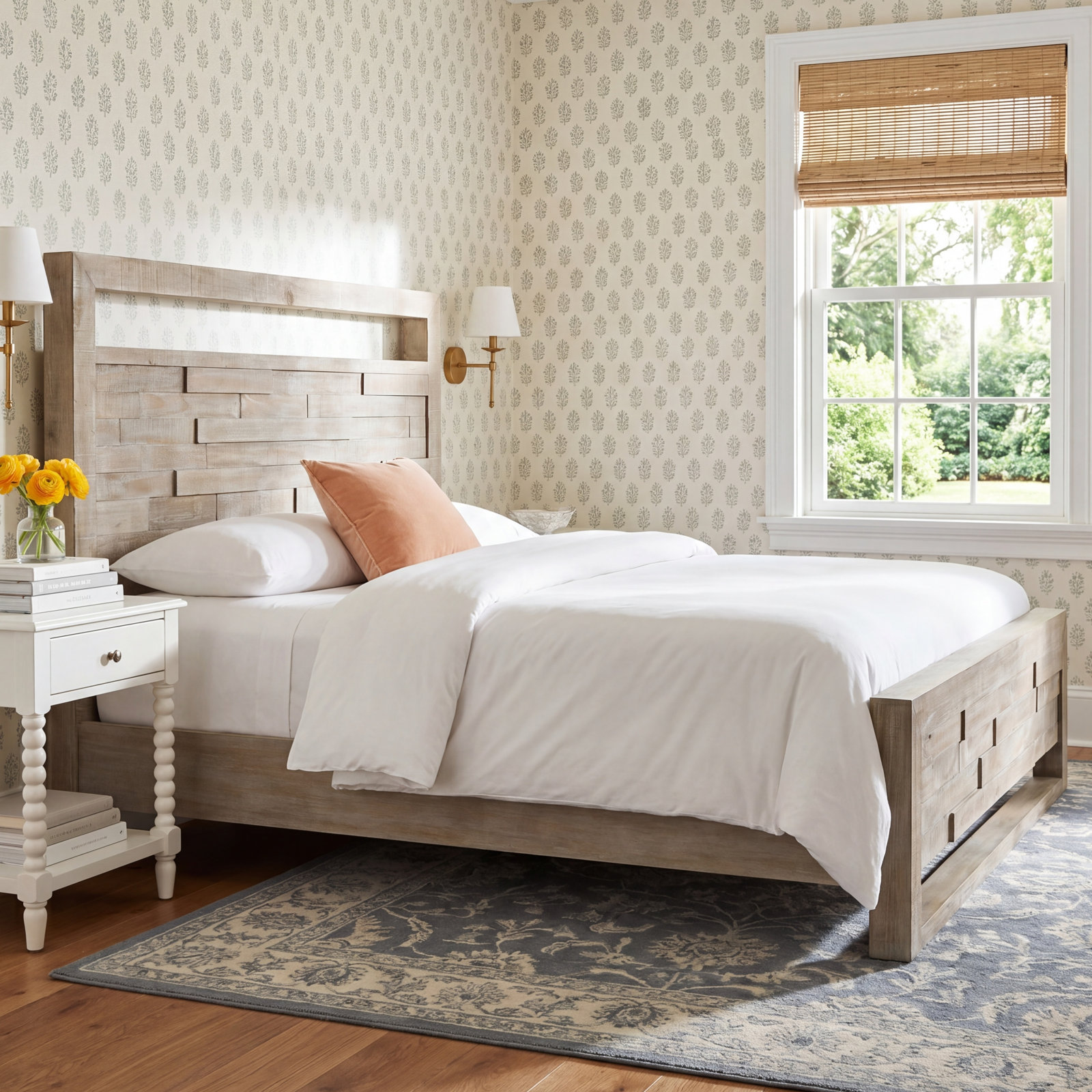 Mauve Upholstered Storage Bed