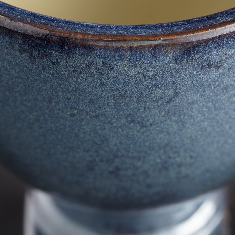 Big Sky Ceramic Urn Planter, 7.5" H x 5" W  x 5" D