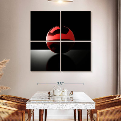 Avery Red Chrome Ball