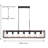 Elutheria 7-Light Dimmable Rectangle Chandelier-1206994514