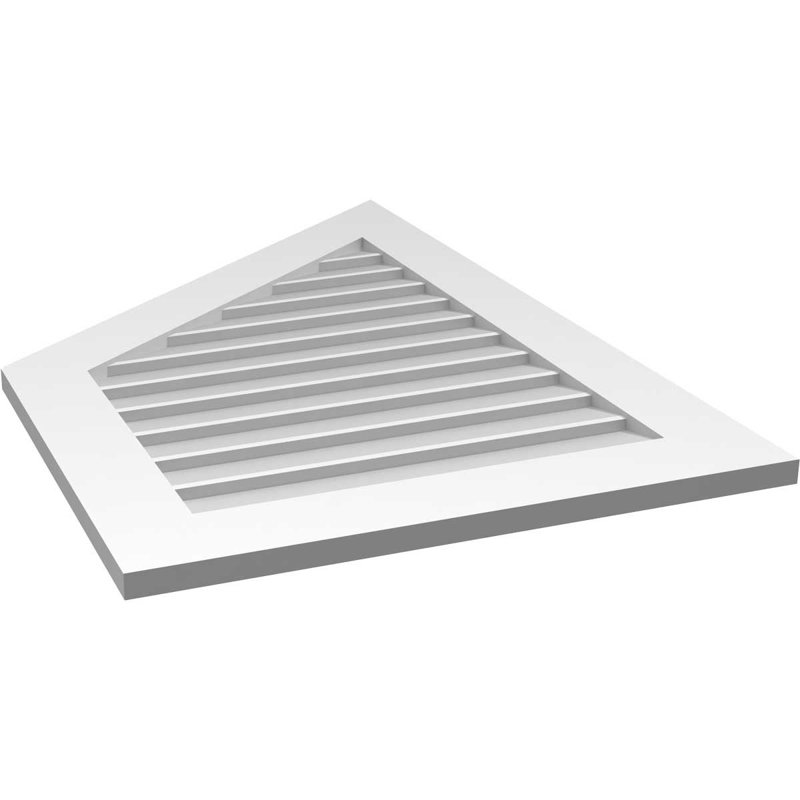 Évent en poire non-fonctionnel Signature, H 40 po x l 26 po x P 1 po