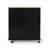 30.98W X 17.79D 33.59H Kitchen Cart - Black Wood, 2 Drawers, 1 Door Modern Design With Lockable , Assembly Required Wood Contemporary Style, Functional Storage Rolling-1422072376