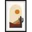 Moonrise Over The Pass - Single Picture Frame Painting-1076590009