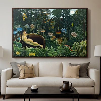 Le rêve (Le Rêve), 1910 - Henri Rousseau, toile tendue avec châssis