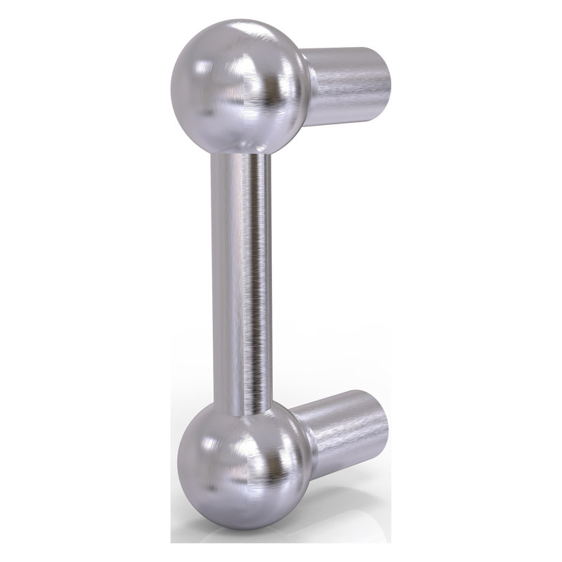 Poignée ronde Gober, Chrome satiné