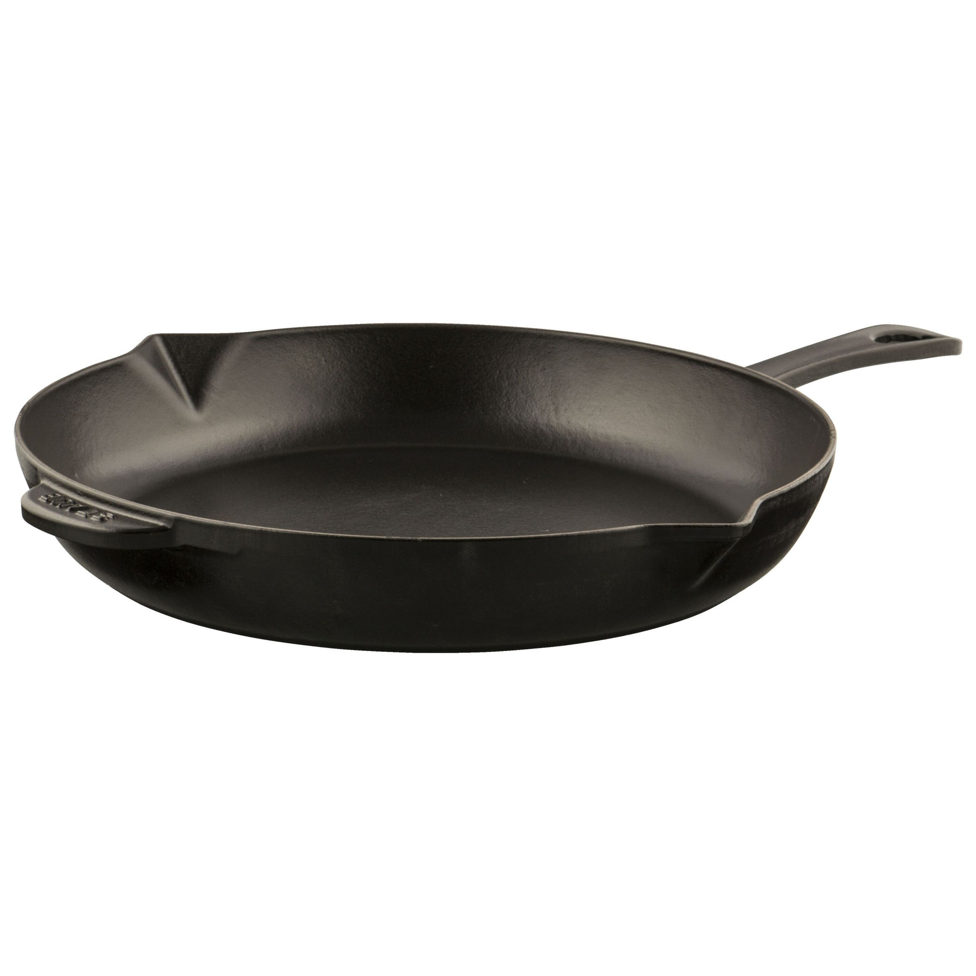 Staub Cast Iron Fry Pan, Black Matte, 12"