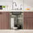 Waterfall Kitchen Sinks Combo Stainless Steel Nano Sink Pull-Out Kitchen Faucet