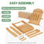 Bennir Fir Foldable Outdoor Adirondack Set-1607194014