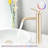 Tall Lavatory Bathroom Sink Faucet - In Brushed Gold One Hole Single Handle Hue-125036410