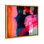 Oliver Gal Inked I Abstract - Hand-Applied Glass Coat Framed Canvas Art-539610365-539610360