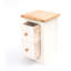 Pharsalia 35cm W Solid + Manufactured Wood Bedside Table-103620887-103620886