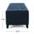Dark Blue With Extra Storage Space - 49.37"D X 20.48"W 16.68"H, Holds Remotes, Controllers, Board Games In Navy Color Well-120995630