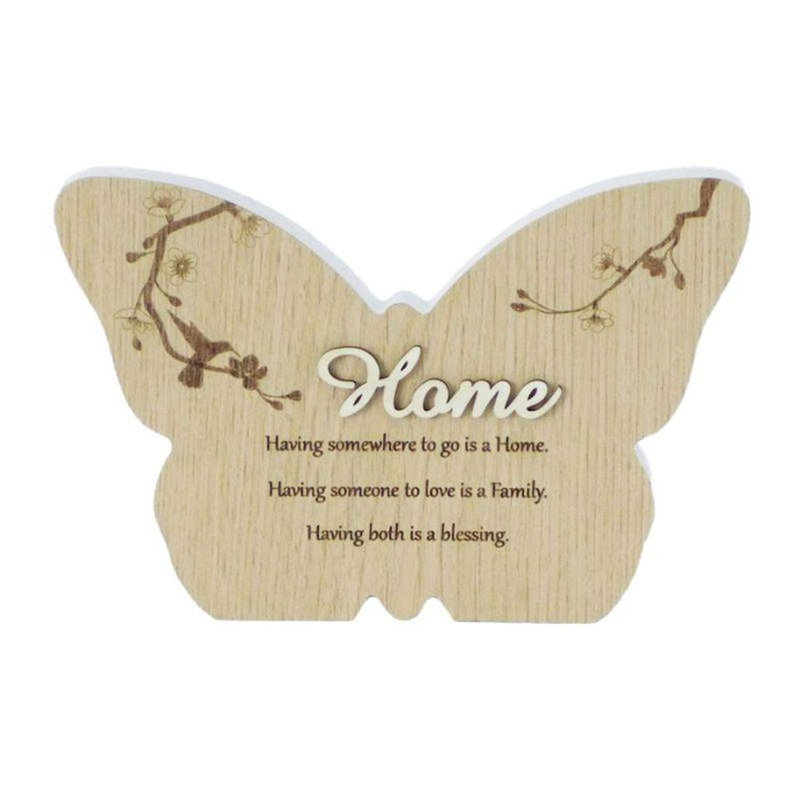 Plaque papillon Home