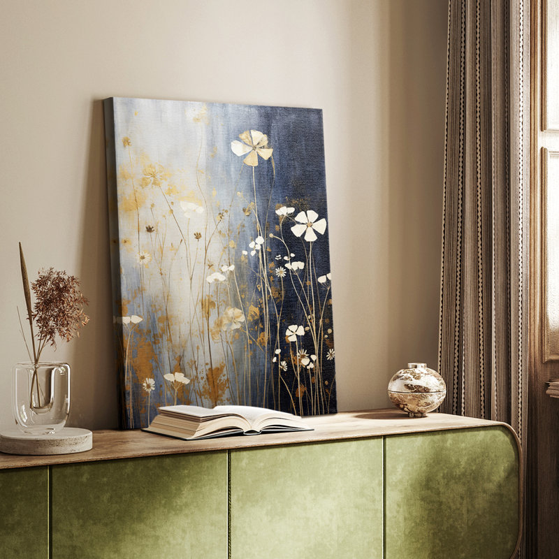 FLORAL Series CCCXC -Custom Wrapped Gallery Cavas, 18" H x 12" W