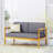 Weatogue 52.75'' Wide Acacia Loveseat with Cushions