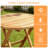 Solid Teak Round Folding Side Table - Indoor & Outdoor Patio End Table