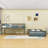 Wood Bunk Bed With Ladder And Slats-114271812-114271816