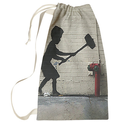Fabric Laundry Bag with Handles