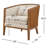 Beckner Upholstered Barrel Chair-640331878