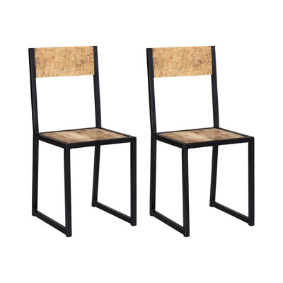 Paige 47 cm H Solid Wood Side Chair