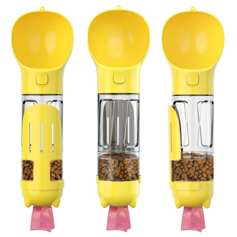 Mangeoire 3 en 1 Hybird, Petit (12,8 po), Jaune