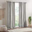 Panneau de rideau en coton avec rayure et doublure en chenille 50 po x 95 po-1308905051-1308905053