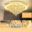 Lustre en cristal Glam doré-1031065755