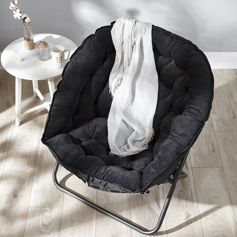 Fauteuil Papasan, Noir