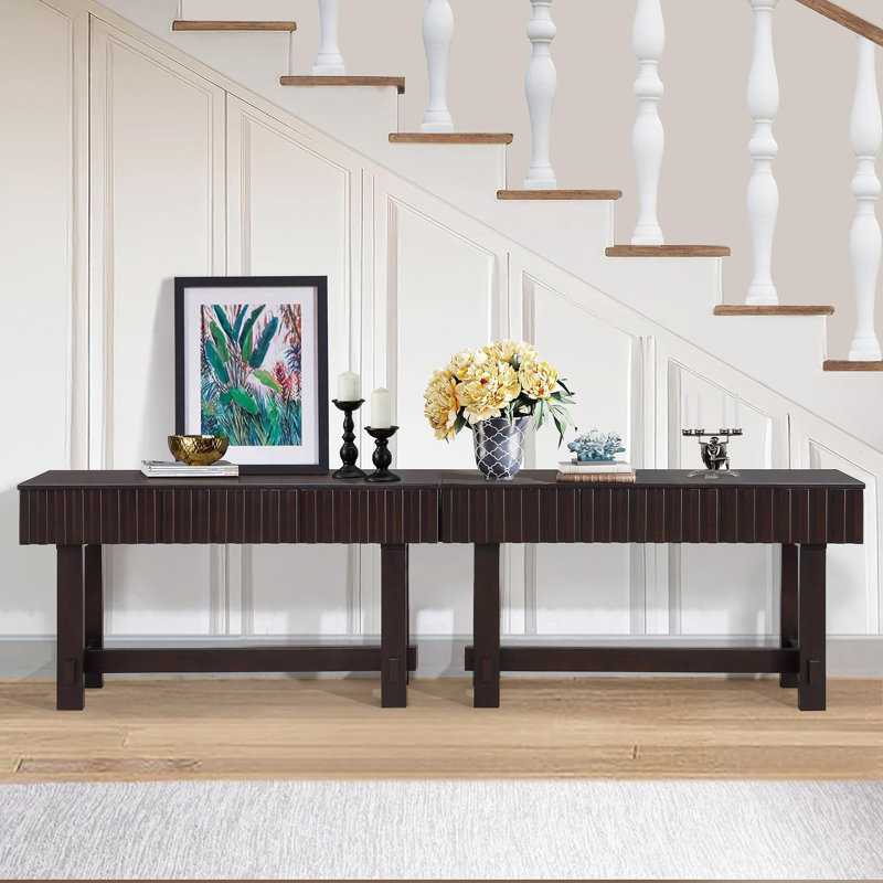 Console Mid Century Farmhouse, Espresso