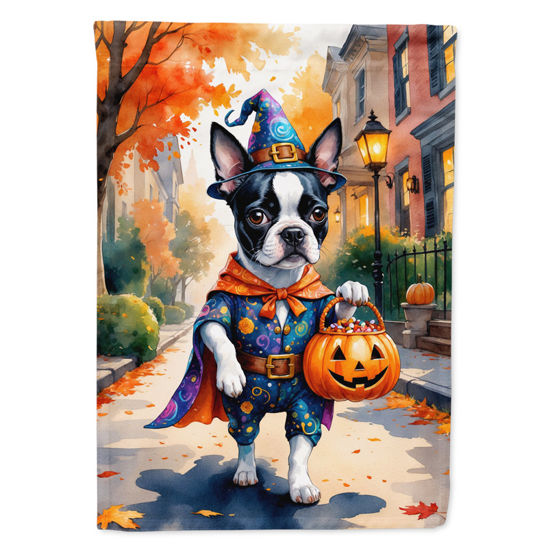 Drapeau du jardin Mastiff, Boston Terrier