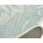 Tapis intérieur / extérieur à motif floral turquoise / beige Israël-704524463