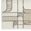 Tapis Mid-Century moderne multicolore ivoire Colondro-110543744