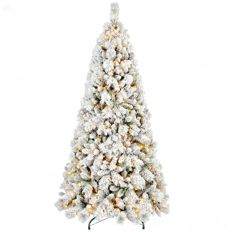 Arbre de Noël 7 pi, Blanc chaud, 7', Illuminée