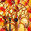 75" Wind Spinner, Maple Tree