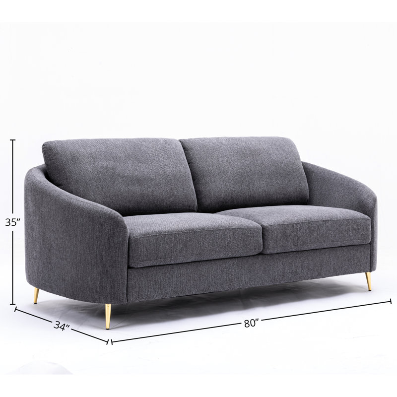 Chic Linen 2 , Wooden Frame, Comfortable Pocket Coil Seat Jute Stable Natural Fiber Construction, Relaxing Ambiance