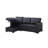 Upholstered Pull out Sectional Sofa with Chaise